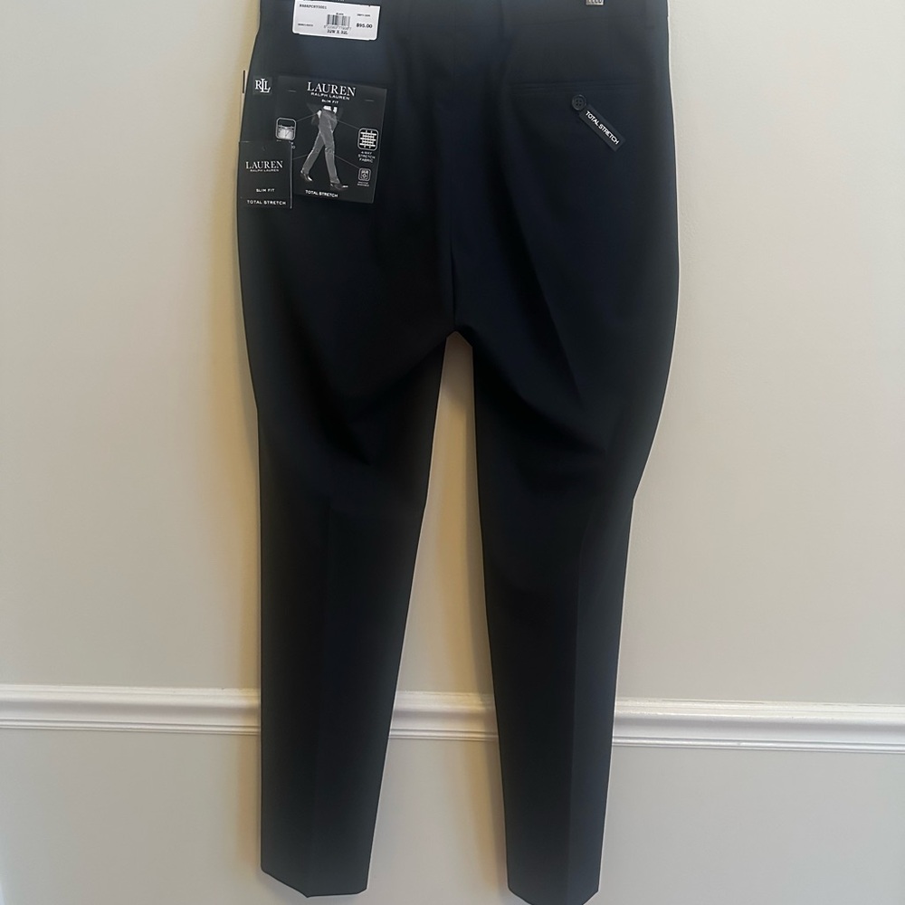 Ralph Lauren Men's Total Stretch Pants in Black